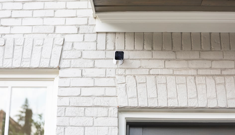ADT outdoor camera on a Minneapolis home